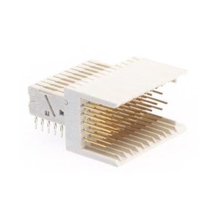 Fci Board Connector, 55 Contact(S), 5 Row(S), Male, Right Angle, Press Fit Terminal HM2J09PE5110N9LF